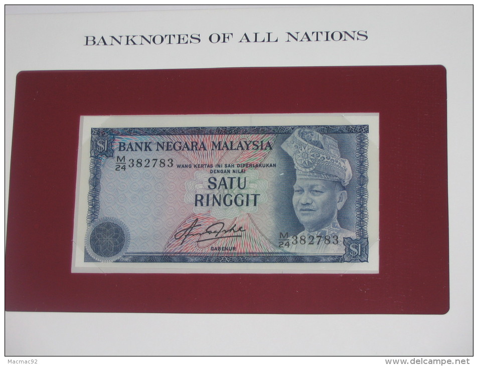 1 One Dollar - Bank Negara Malaysia - MALAYSIE  - Billet Neuf - UNC  !!! **** ACHAT IMMEDIAT *** - Malaysie
