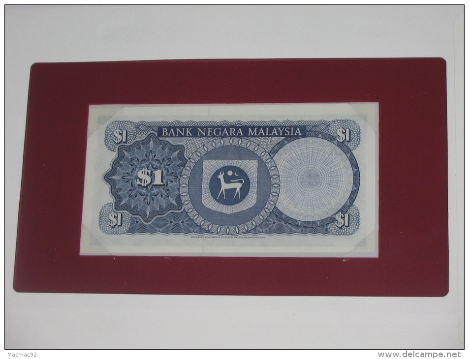1 One Dollar - Bank Negara Malaysia - MALAYSIE  - Billet Neuf - UNC  !!! **** ACHAT IMMEDIAT *** - Malesia