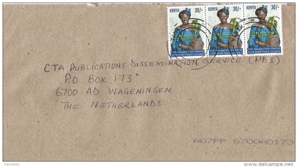 Kenya 2012 Wangari Peace Nobel Prize Winner 30 Sh Cover - Nobelprijs