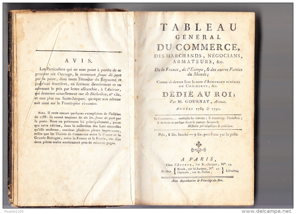 AUBUSSON   (  23 )   Année 1789 Infos Historique ( Attention En Photocopies ) Voir Scannes - Collections