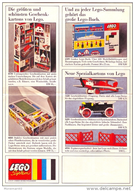 LEGO SYSTEM - CATALOGUE - SOVIEL NEUES GIBT'S VON LEGO. - Catalogs