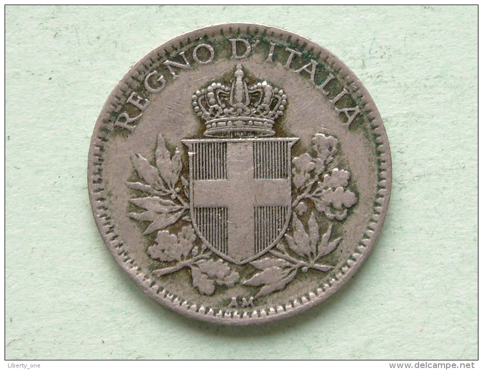 1918 R - 20 Cent / KM 58 ( Uncleaned Coin / For Grade, Please See Photo ) !! - 1900-1946 : Victor Emmanuel III & Umberto II