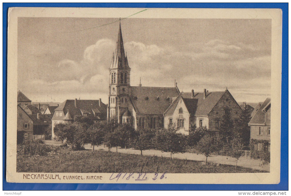 Deutschland; Neckarsulm; Evangelische Kirche; 1918 - Neckarsulm