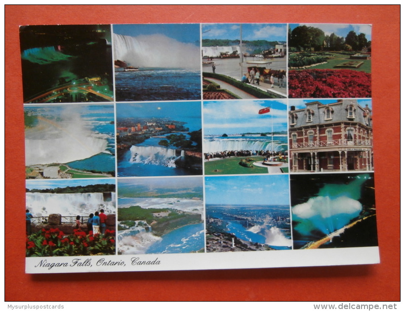 30342 PC: CANADA: ONTARIO: Niagra Falls, Multi View Postcard. - Niagara Falls