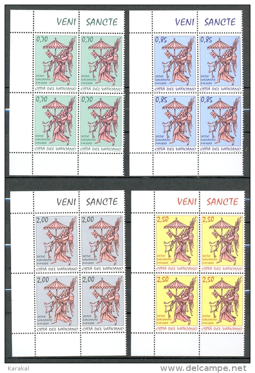 Vatican Vaticano Sede Vacante MMXIII 2013 Bloc Of 4 MNH XX - Nuevos