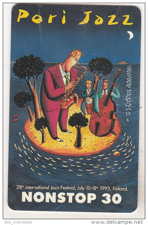 Finland Old Chip Phonecard - 1993 - Pori Jazz - Musique