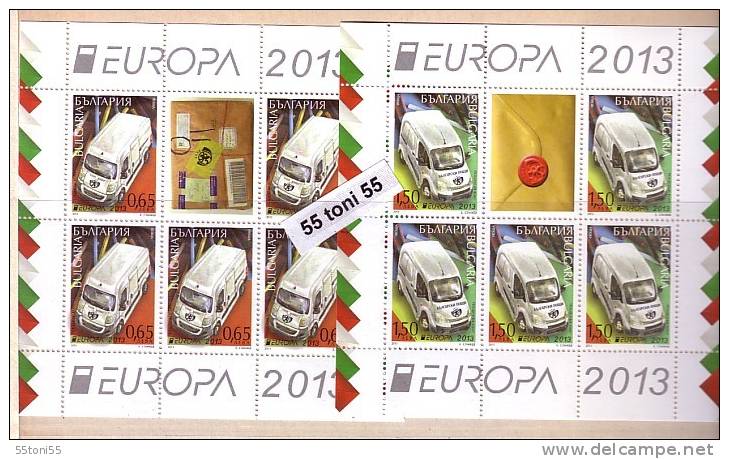 BULGARIA / Bulgarie 2013, Europa / CEPT     2 Sheet –MNH - Neufs