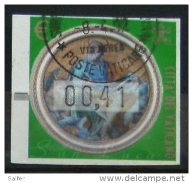 VATICANO AUTOMATICI 2002 SAN MATTEO  Cat. N. 14b  Usati / Used - Used Stamps