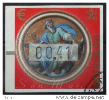 VATICANO AUTOMATICI 2002 SAN MARCO  Cat. N. 13a Usati / Used - Used Stamps
