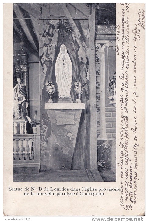 QUAREGNON : Statue ND De Lourdes - Quaregnon
