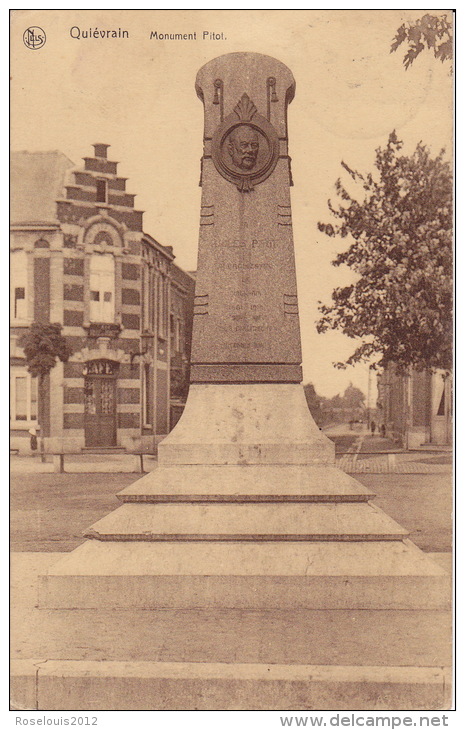 QUIEVRAIN : Monument Pitot - Quiévrain