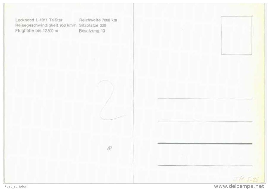 Thème -  Avion - Lockheed L 1011 Tristar LTU - 1946-....: Moderne