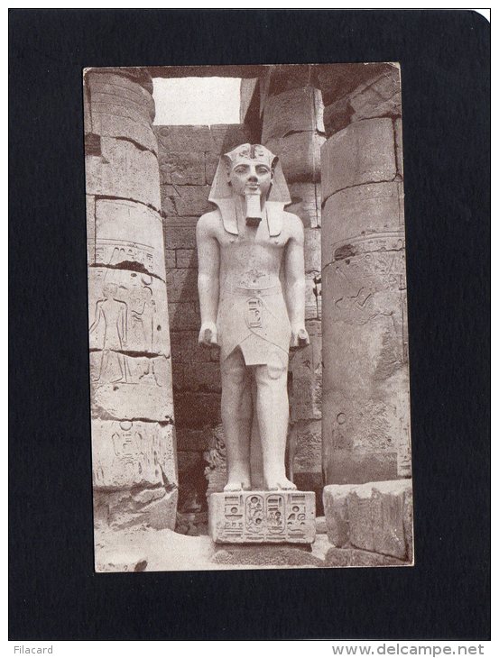 45033     Egitto,   Luxor,  Statue Of  Rameses  II.,  19th Dynasty,  1300 B.C.,  VGSB  1924 - Luxor