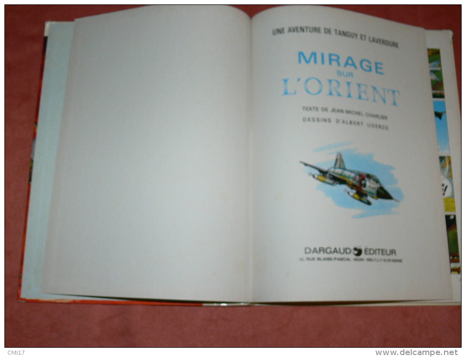 TANGUY ET LAVERDURE MIRAGE SUR  L ORIENT EDITION 1974  DARGAUD - Tanguy Et Laverdure