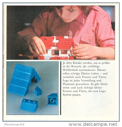 LEGO SYSTEM - CATALOGUE  LIVRE D'IDEES - Das Ist Ein LEGO-ZUG... 1967. - Catalogs