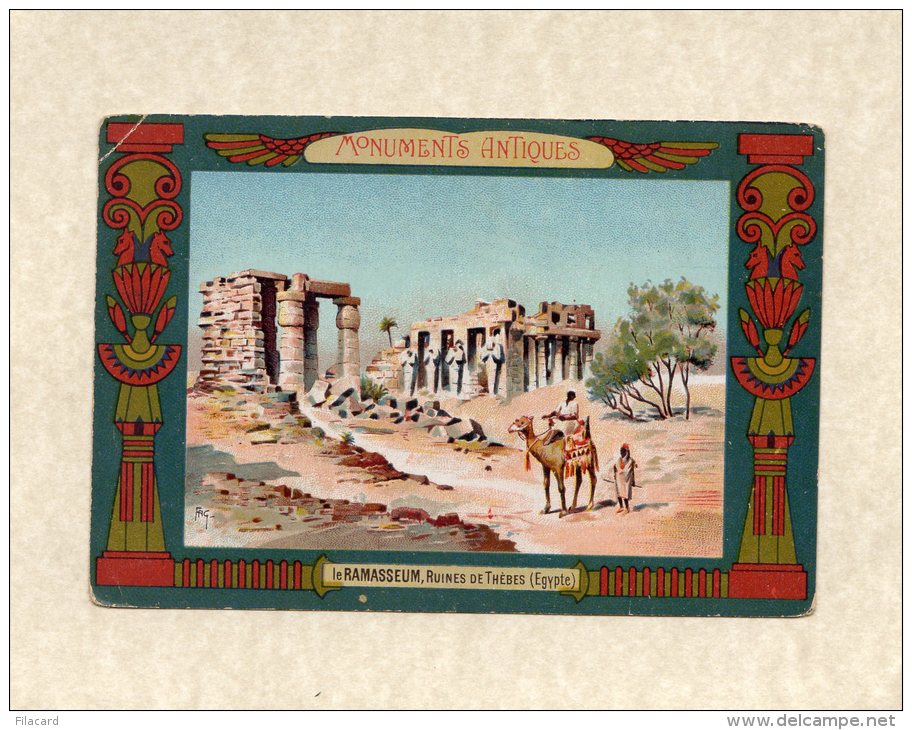 45037     Egitto,   Monuments Antiques, Le  Ramasseum,  Ruines De Thebes,  (scritta) - Louxor