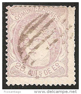 ESPAÑA 1870 - Edifil Esp #106 - VFU - Used Stamps