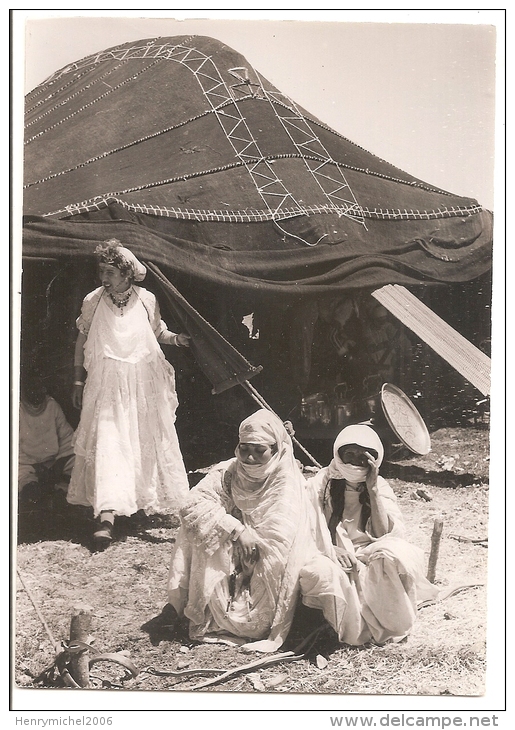 Maroc - Femme Et Tente Berbères Du Moyen Atlas , Ed Photo  Bernard Rouget De Casablanca - Other & Unclassified