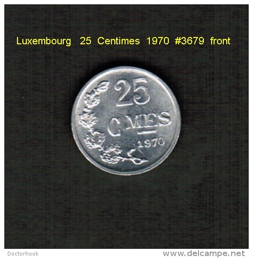 LUXEMBOURG    25  CENTIMES  1970  (KM # 45a.1) - Luxemburg