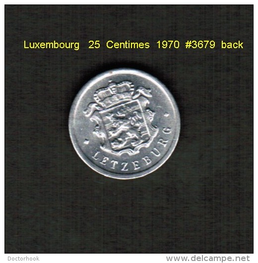 LUXEMBOURG    25  CENTIMES  1970  (KM # 45a.1) - Luxemburgo