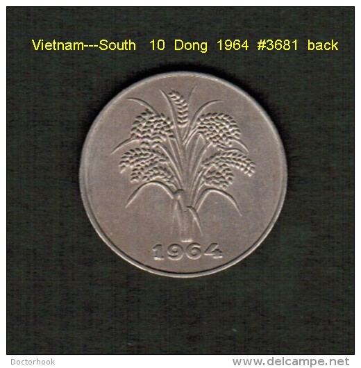 VIETNAM---SOUTH    10  DONG  1964  (KM # 8) - Vietnam