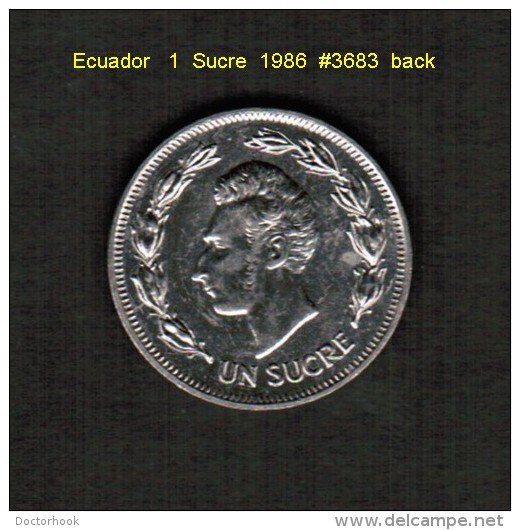 ECUADOR    1  SUCRE  1986   (KM # 85) - Ecuador