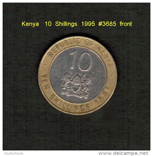 KENYA   10  SHILLINGS  1995   (KM # 27) - Kenia