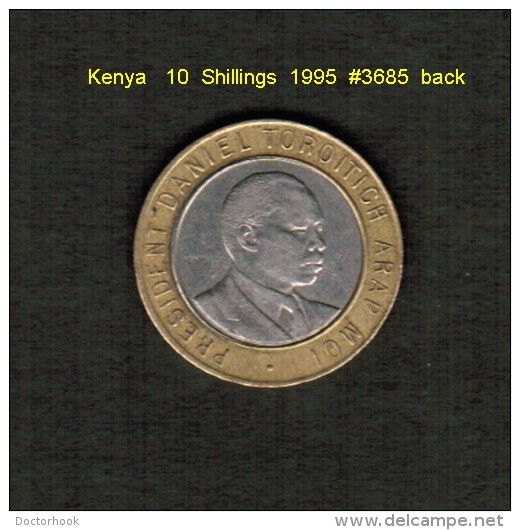 KENYA   10  SHILLINGS  1995   (KM # 27) - Kenia