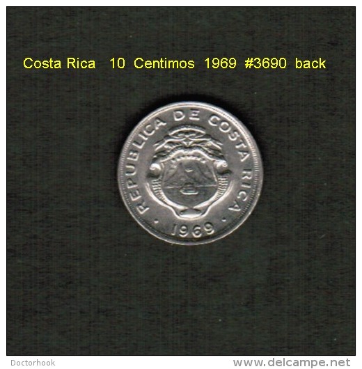 COSTA RICA    10  CENTIMOS  1969   (KM # 185.2) - Costa Rica