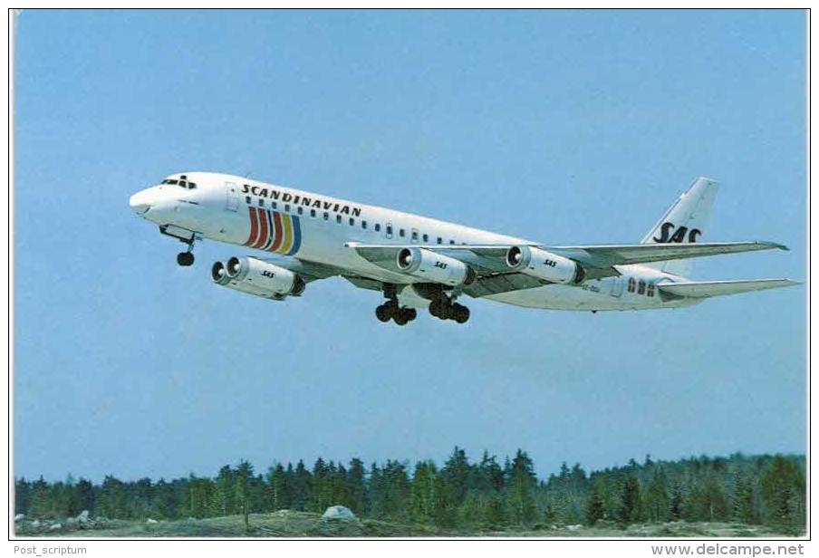 Thème -  Avion - SAS - DC8 62 - 1946-....: Moderne