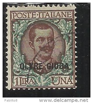 OLTRE GIUBA 1925 SOPRASTAMPATO D´ITALIA ITALY OVERPRINTED LIRE 1 TIMBRATO USED - Oltre Giuba