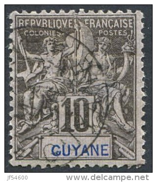 Guyane No 34 Oblitéré - Oblitérés