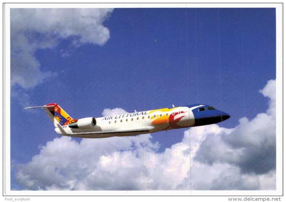 Thème -  Avion - Air Littoral  - CRJ Canadair Regional Jet - 1946-....: Moderne