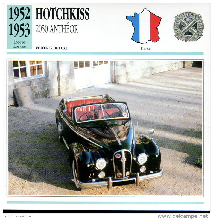 France 1952-53 - Hotchkiss 2050 Anthéor - Voitures