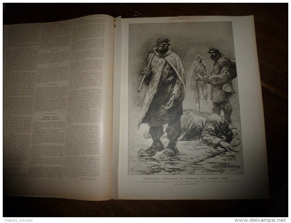 1916 Les Soufrances De L'armée Serbe; A Athènes Avec Constantin; CAMEROUN (Yoko); LIOUVILLE - L'Illustration