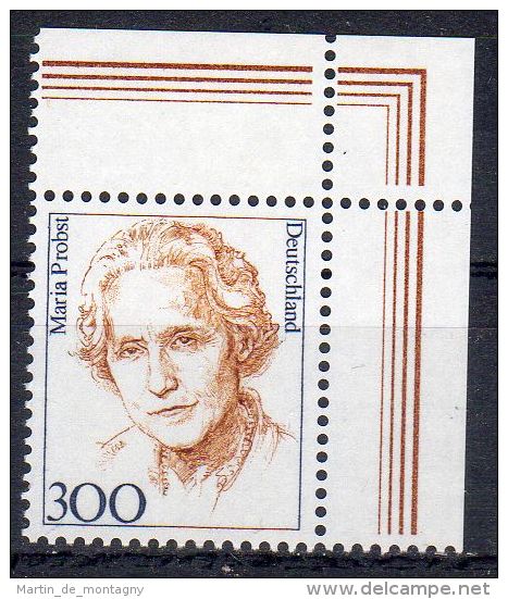 1997, Allemgane,  Maria Probst , YT No. 1788  Avec Coin, Neuf  ** , Lot 40423 - Ungebraucht