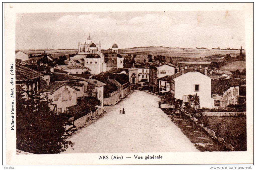 CP, 01, ARS, Vue Générale, Vierge - Ars-sur-Formans