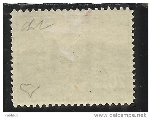 MONTENEGRO 1942 AEREA SOPRASTAMPATO OVERPRINTED AIR MAIL 20 D MLH FIRMATO SIGNED - Montenegro