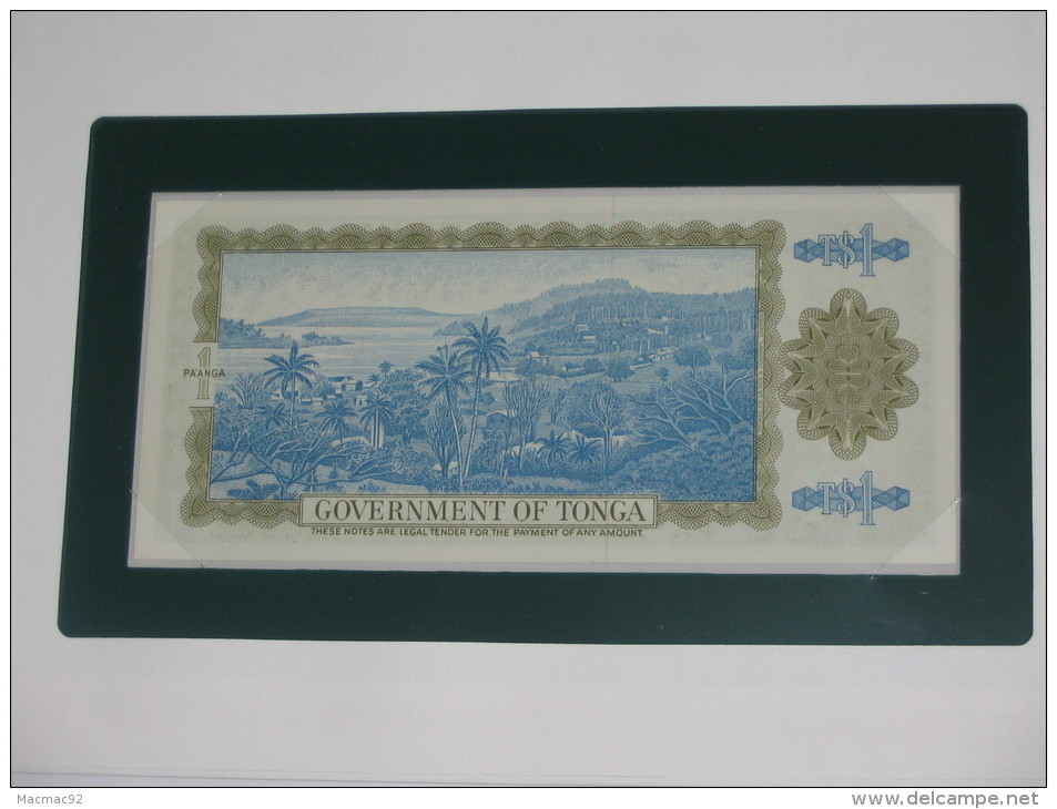 1 Pa Anga - Pule Anga O TONGA  - Billet Neuf - UNC  !!!  *** ACHAT IMMEDIAT *** - Tonga