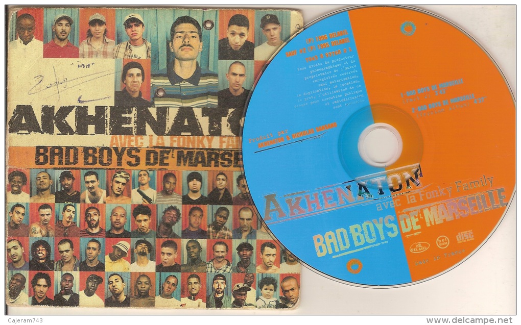 CD Single. AKHENATON. Avec LA FONKY FAMILY. BAD BOYS DE MARSEILLE. - Rap & Hip Hop