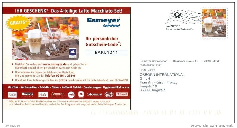 BRD Erkrath Infopost FRW Esmeyer Kaffee Latte Macchiato - Other & Unclassified