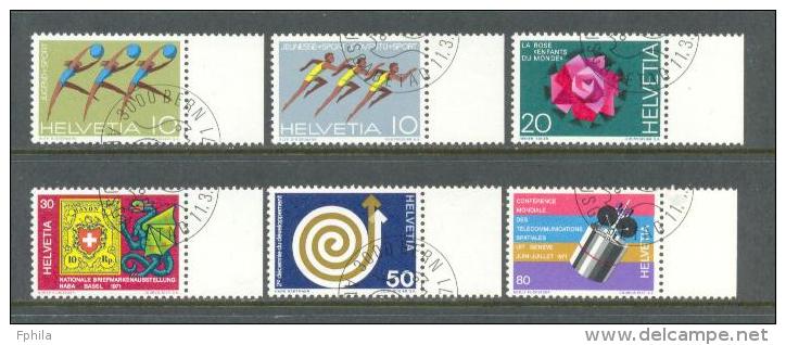 1971 SWITZERLAND MIXED ISSUE - FIRST DAY MICHEL: 940-945 MNH ** - Unused Stamps
