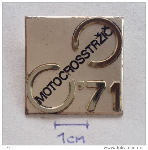 Badge / Pin ZN000904 - Motorcycle (Motorbike) Motocross Yugoslavia Slovenia Trzic World Championships 1971 - Motorbikes