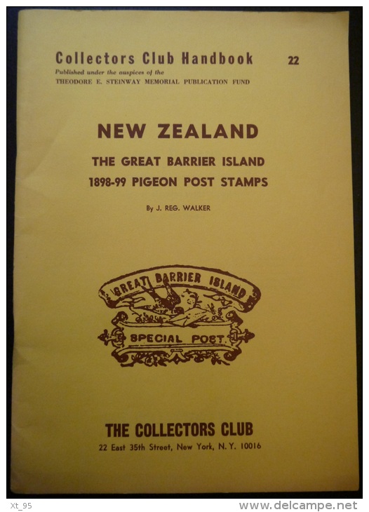 New Zealand - The Great Barrier Island - 1898-99 Pigeon Post Stamps - 112 Pages - 1968 - Frais De Port 3.50 Euros - Sonstige & Ohne Zuordnung