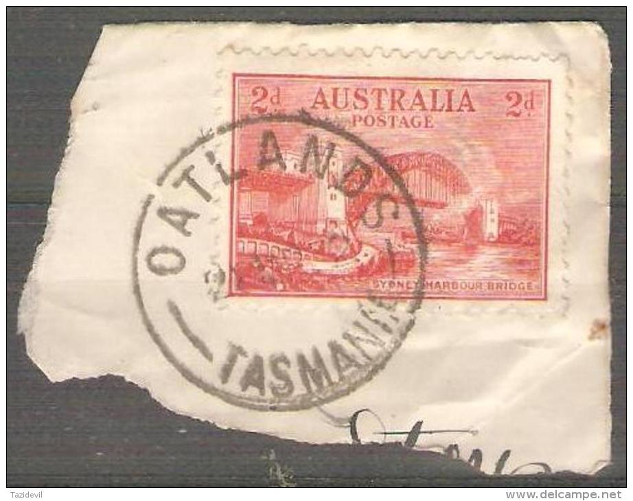 TASMANIA -  1932  Postmark, CDS - OATLANDS - Gebraucht