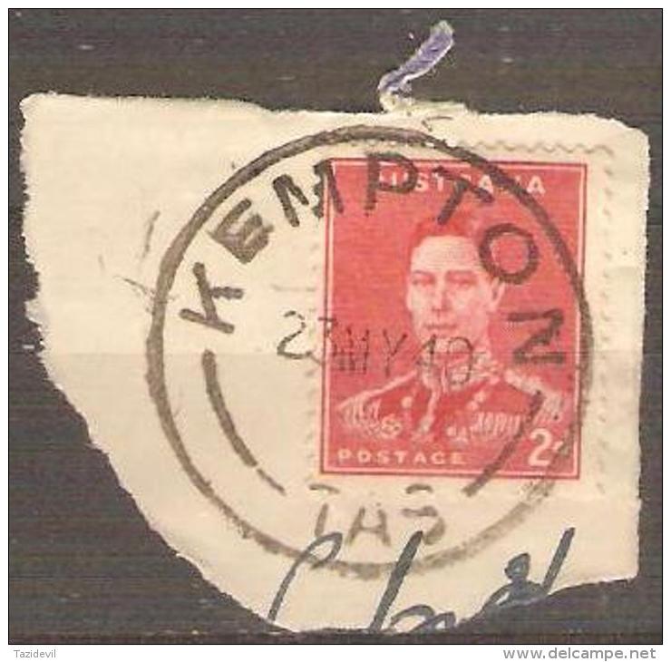 TASMANIA -  1940   Postmark, CDS - KEMPTON - Oblitérés
