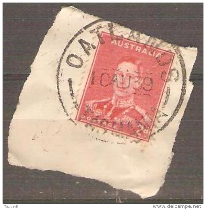 TASMANIA -  1939   Postmark, CDS - OATLANDS - Oblitérés