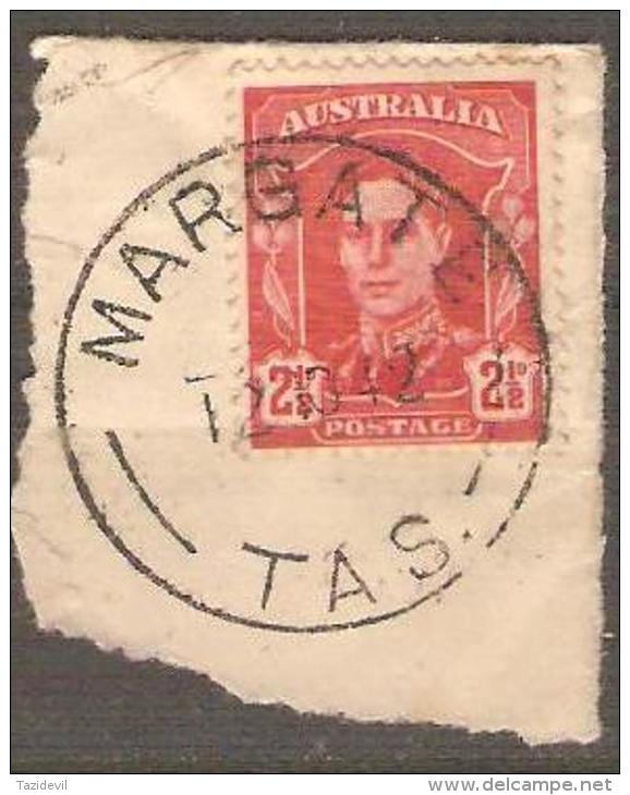 TASMANIA -  1942   Postmark, CDS - MARGATE - Gebraucht