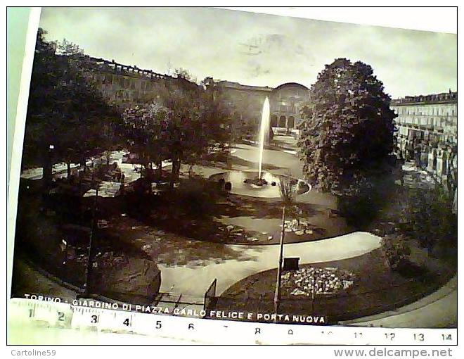 TORINO STAZIONE PORTA NUOVA E GIRDINO VB1933 EI4105 - Stazione Porta Nuova