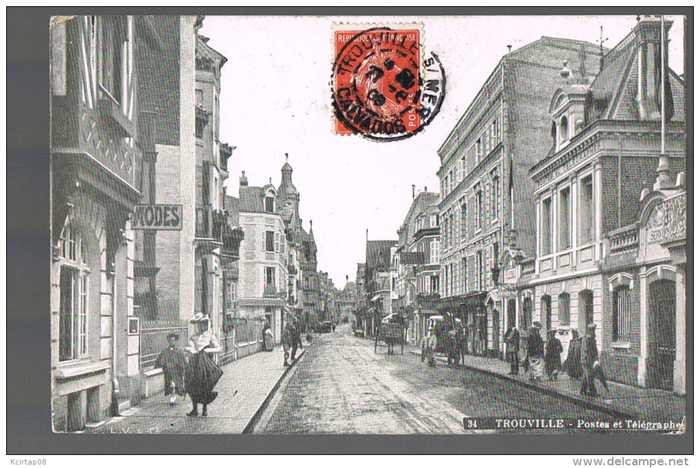 TROUVILLE . Postes Et Télégraphes . - Trouville